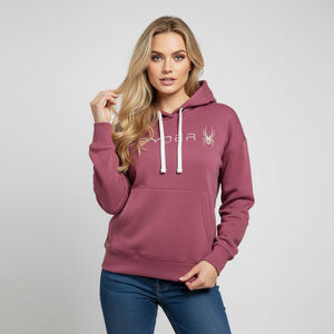 Spyder Large Mauve Pink Logo Hoodie